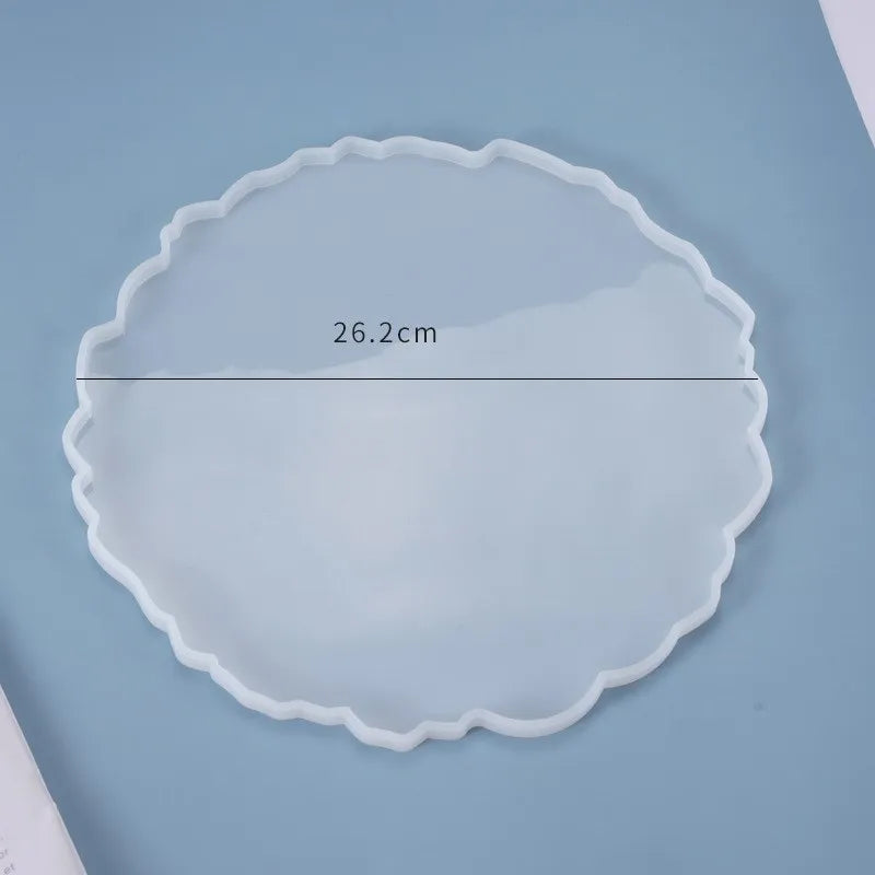 Moule en Silicone pour Résine - Grand Plateau Rectangulaire pour Thé, Sous-Verre