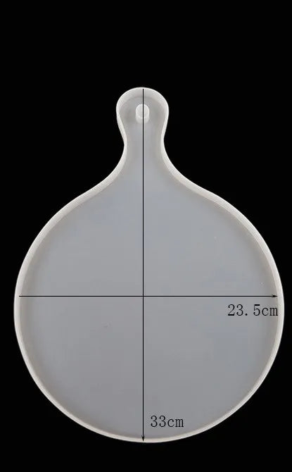 Moule en Silicone pour Résine - Grand Plateau Rectangulaire pour Thé, Sous-Verre