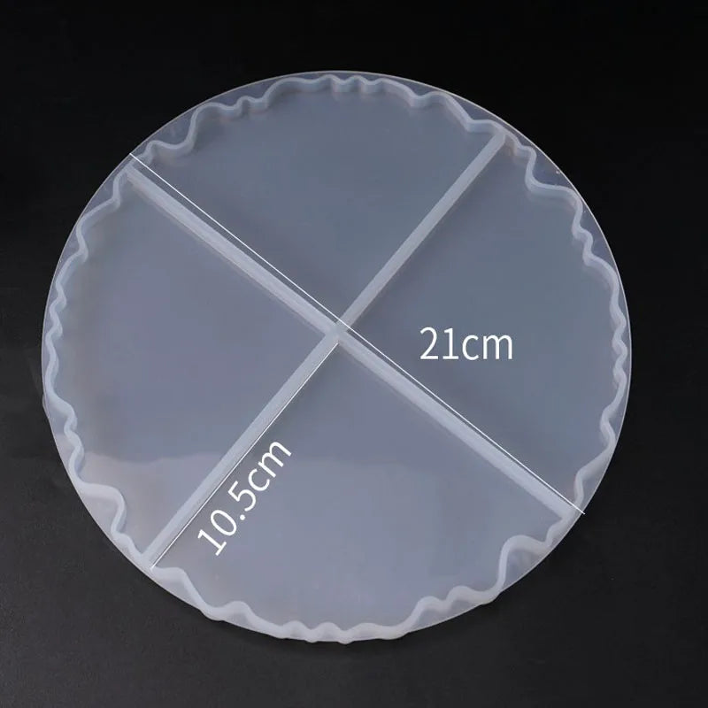 Moule en Silicone pour Résine - Grand Plateau Rectangulaire pour Thé, Sous-Verre
