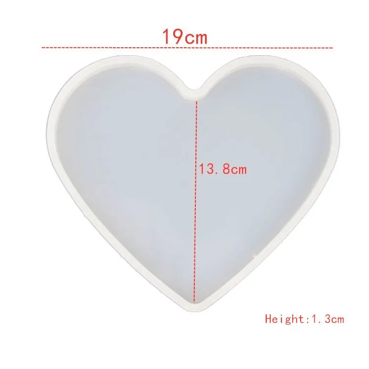 Moule en Silicone pour Résine - Grand Plateau Rectangulaire pour Thé, Sous-Verre