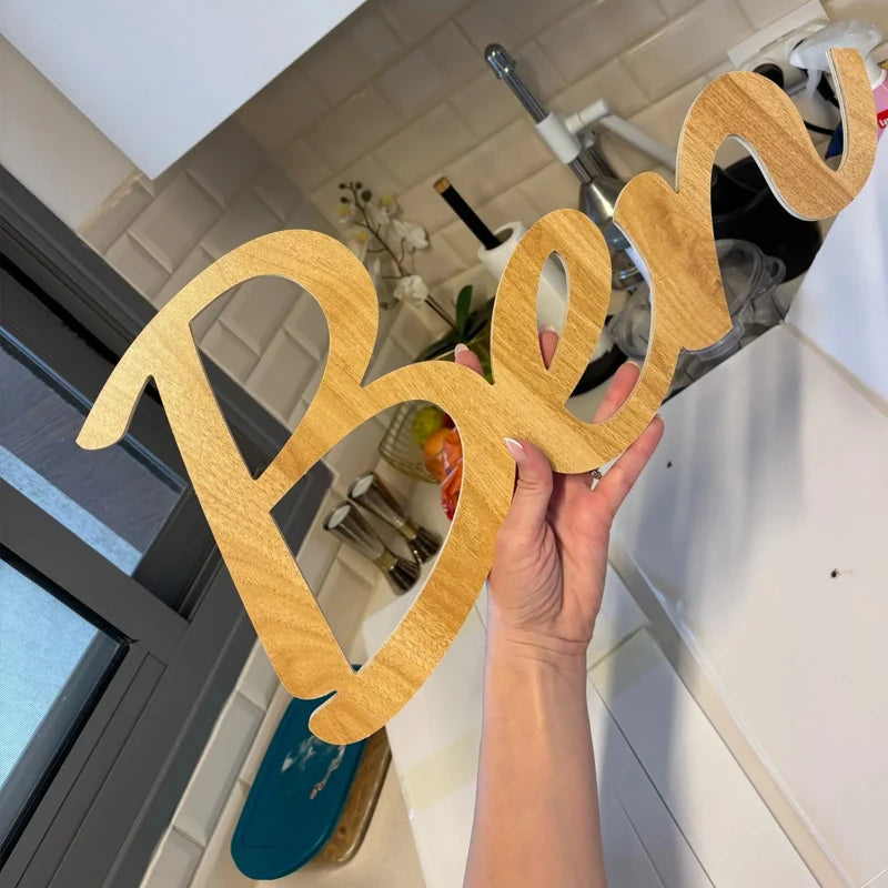 Panneau de Nom pour Chambre d'Enfant - Décoration Murale Personnalisée