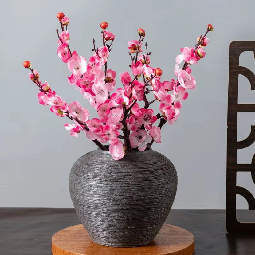 Fleurs Artificielles Fleurs de Prunier Pêche pour Mariage et Décorations