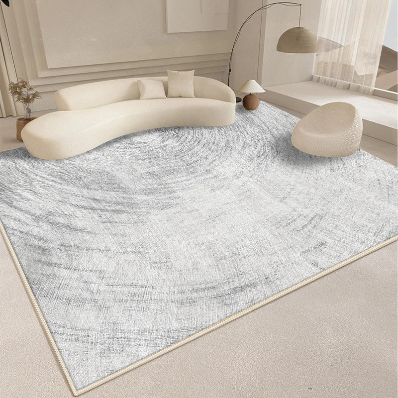Tapis Fluffy et Doux pour Chambre avec Design Abstrait - Tapis Épais pour le Sol