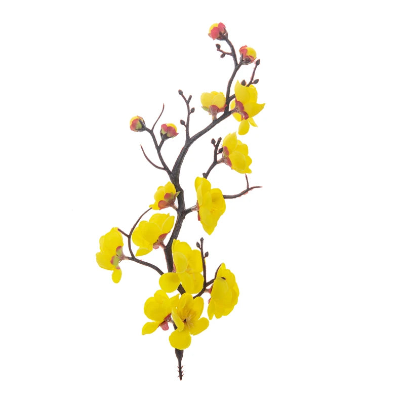 Fleurs Artificielles Fleurs de Prunier Pêche pour Mariage et Décorations