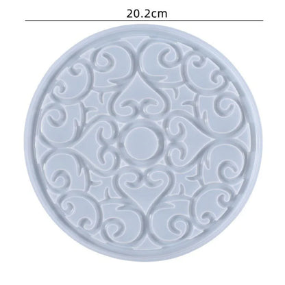 Moule en Silicone pour Résine - Grand Plateau Rectangulaire pour Thé, Sous-Verre