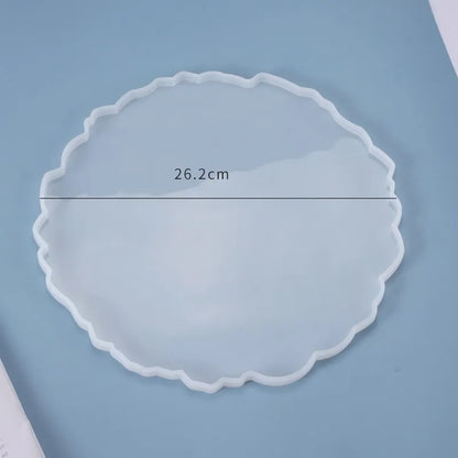 Moule en Silicone pour Résine - Grand Plateau Rectangulaire pour Thé, Sous-Verre