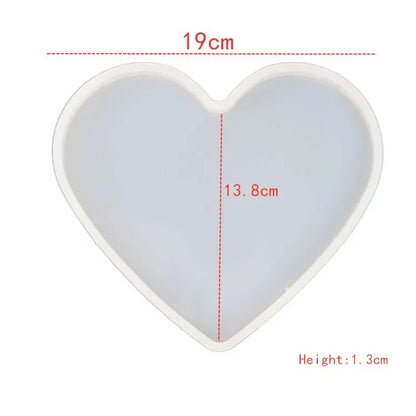 Moule en Silicone pour Résine - Grand Plateau Rectangulaire pour Thé, Sous-Verre
