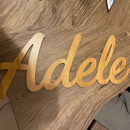Panneau de Nom pour Chambre d'Enfant - Décoration Murale Personnalisée