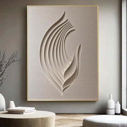 Art Abstrait Minimaliste Wabi-Sabi Japonais – Peinture sur Toile pour Salon